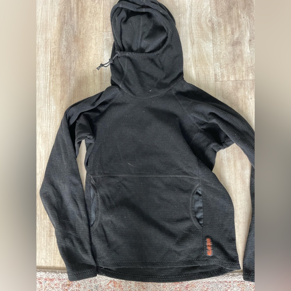 Melanzana Micro grid fleece hoodie